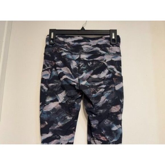 Lululemon Camouflage Leggings Black/Bluish/Gray Size 6 - Picture 8 of 16